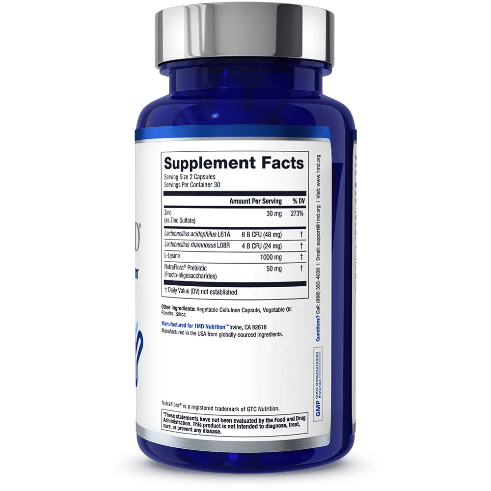 1MD Nutrition ImmunityMD bottle render supplement facts side
