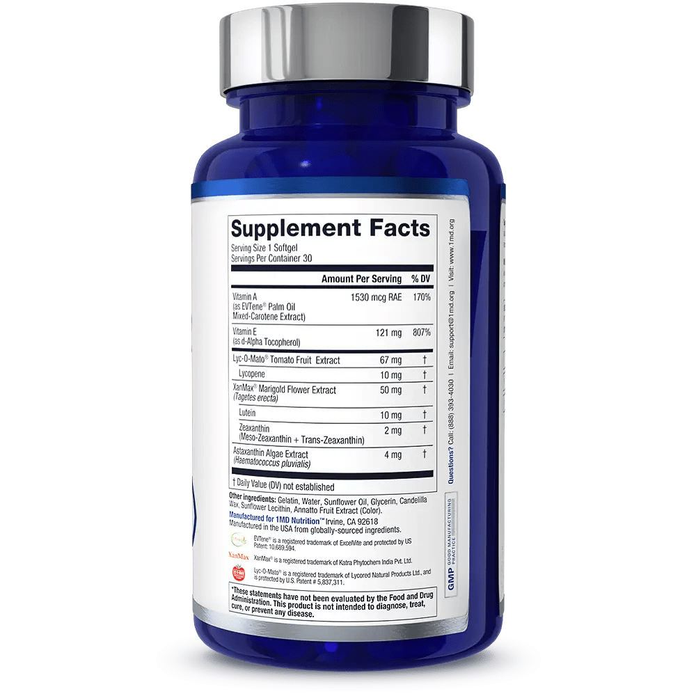 1MD Nutrition VisionMD bottle render supplement facts side