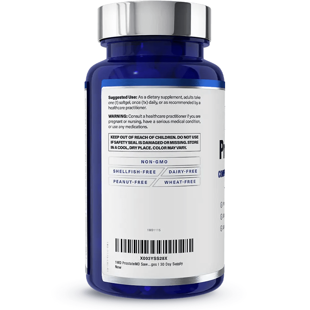 1MD Nutrition ProstateMD bottle render barcode side