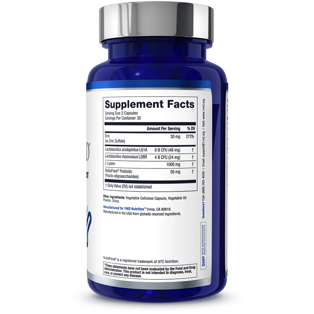 1MD Nutrition ImmunityMD bottle render supplement facts side