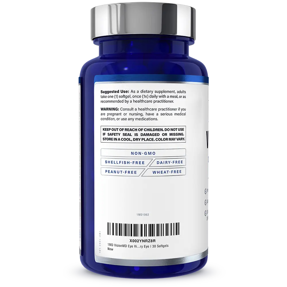 1MD Nutrition VisionMD bottle render barcode side