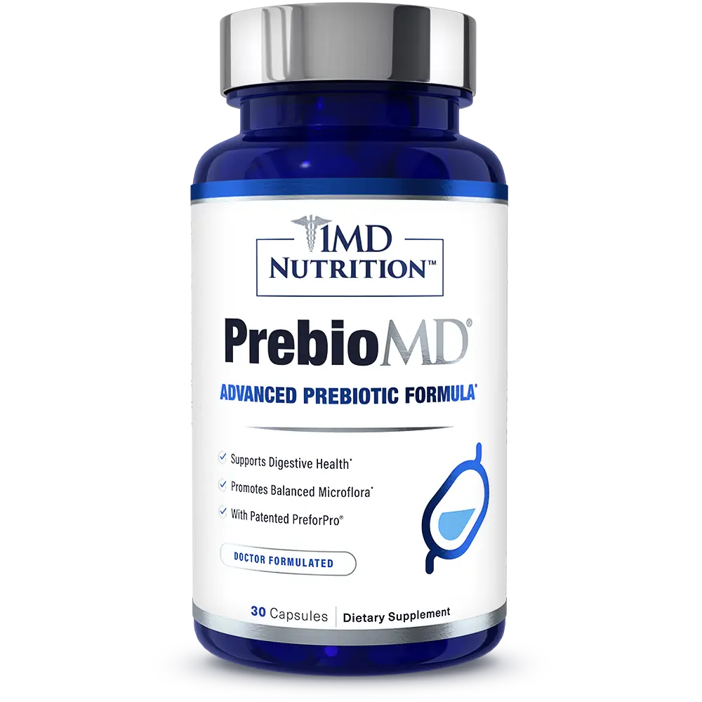 1MD Nutrition PrebioMD bottle render
