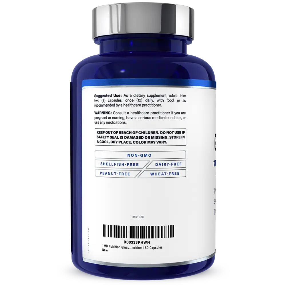 1MD Nutrition GlucoseMD bottle render barcode side