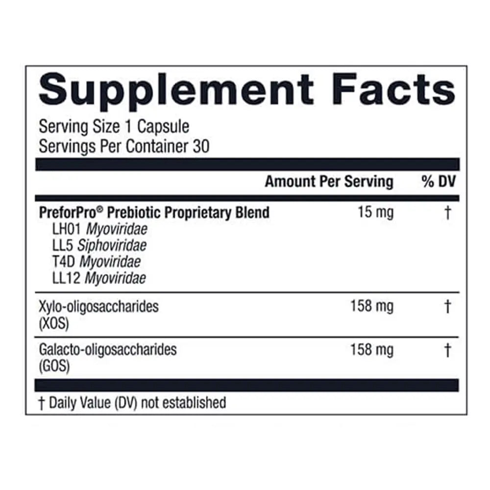 1MD Nutrition PrebioMD supplement facts
