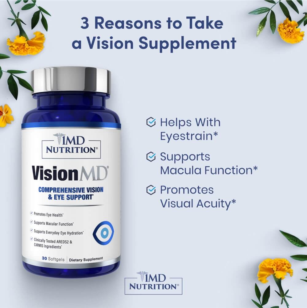 VisionMD: Vision + Eye Support Up to 28% Off | 1MD – 1MD Nutrition