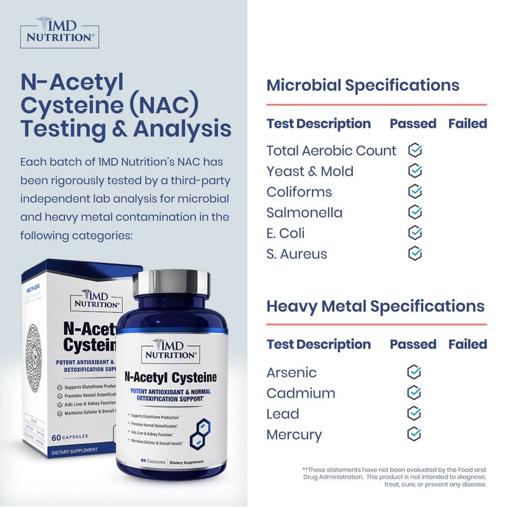 n-acetylcysteine glutathione heavy metal detox N-Acetyl Cysteine (NAC)